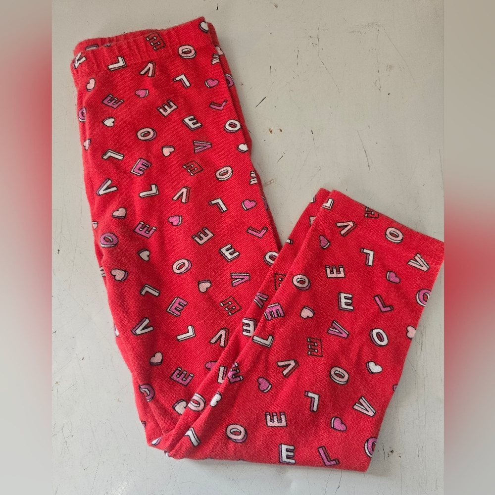 Valentines Day Red Heart Leggings